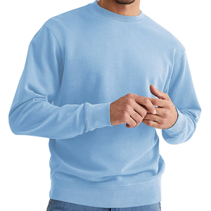 High Quality Blank <b>Crewneck</b> Sweatshirts Custom Logo Embroidery Soft Cotton Unisex Custom Colors OEM Service Wholesale - Product Image 1