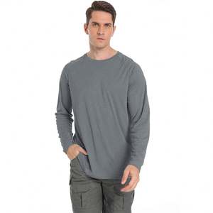 T-shirt pour homme en polyester/coton, coupe ample, sportif, respirant, séchage rapide, taille plus, tricoté - Product Image 3