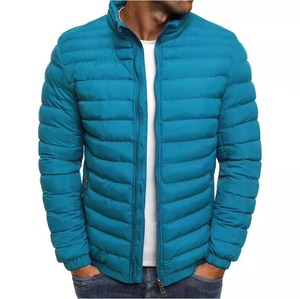 Hot Sale <b>Men's</b> Winter Custom Made Logo Bomber Puffer Jacket for <b>Man</b> Winter Plus Size Jacket with Stand Collar Quality - Product Image 6