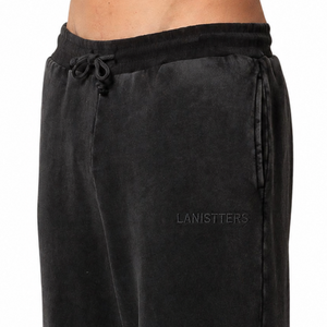 Pantalones de pana personalizados para hombre, corte holgado, pierna recta, cintura con cordón, estilo casual urbano, venta al por mayor de fábricas de ropa OEM - Product Image 6