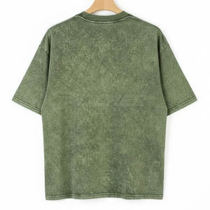 Camiseta de Hombre con Lavado Ácido, Diseño de Color Degradado Único, Estilo Casual para Verano, Look Moderno - Product Image 3