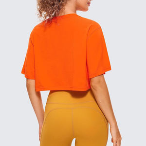 Camisetas cortas de alta calidad con logotipo personalizado para mujer, estampadas, elegantes, de manga corta, corte regular, camisetas sexys para mujer - Product Image 2