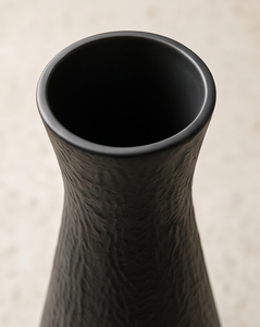 Jarrón Decorativo de Metal Negro de Lujo, Moderno, con Textura Rugosa, Alto, para Flores, para Hogar, Oficina, Vestíbulo, Diseño de Interiores, Venta al Por Mayor - Product Image 5