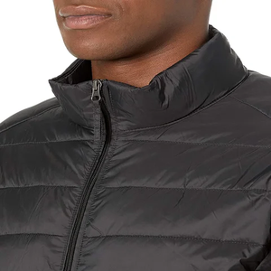Veste d'hiver matelassée unisexe personnalisable avec logo, design patchwork, pour l'extérieur – Vente en gros - Product Image 3