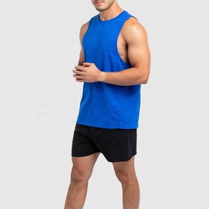 <b>Mens</b> 100% Polyester Breathable Quick Dry Gym <b>Singlet</b> Comfortable Workout Tank Lightweight Sleeveless Fitness Training Activewear - Product Image 5
