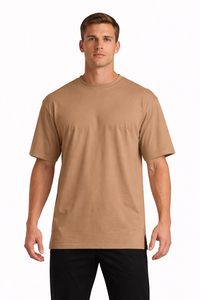 เสื้อยืดผ้าสักหลาดสั่งทำพิเศษ น้ำหนัก 230 กรัม สำหรับผู้ชาย ทรงโอเวอร์ไซส์ ลายกราฟิกหลากสี ลายเรียบ สไตล์ครอป ลำลอง ผ้าฝ้าย ราคาส่ง ดีที่สุด - Product Image 5