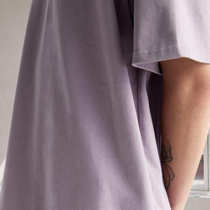 T-shirt Homme Oversize en Gros, Coton Lourd 100%, Épaules Tombantes, Luxe, Personnalisable, Vierge, Tissé, Respirant, Streetwear - Product Image 4
