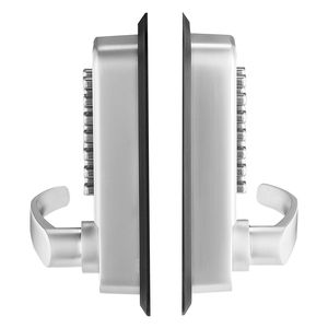 Serratura Meccanica per Porta con Ingresso Senza Chiave a 14 Tasti, Tastierino Bilaterale in Acciaio Inox e Maniglia - Product Image 2