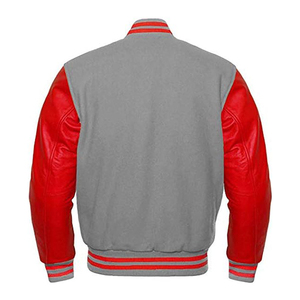 Blouson universitaire d'hiver pour homme, personnalisé en usine, avec broderie, style Letterman et Bomber - Product Image 1
