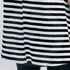 Débardeur à rayures noires pour femmes Vêtements décontractés à séchage rapide pour l'été Motif solide de grande taille - Product Image 4