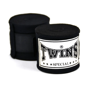 Bandages de boxe respirants sur mesure, qualité supérieure, nouvelle arrivée, best-seller, Twins, blanc, polyester, élastiques, pour entraînement en salle de sport - Product Image 2