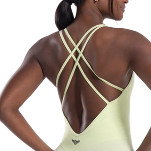 Mono Deportivo sin Mangas para Mujer, Estilo Racerback, para Yoga y Ejercicio, Transpirable, Elástico, de Secado Rápido, Ropa Deportiva, Logotipo Personalizado, OEM, ODM, al por Mayor - Product Image 4