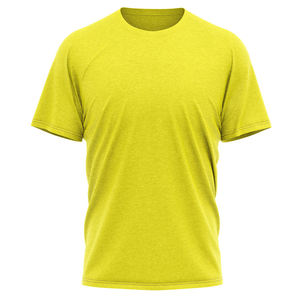 T-shirt personnalisé 100% coton décontracté à col rond, coupe classique, manches courtes, design uni, logo sur le devant, séchage rapide et respirant pour hommes - Product Image 2
