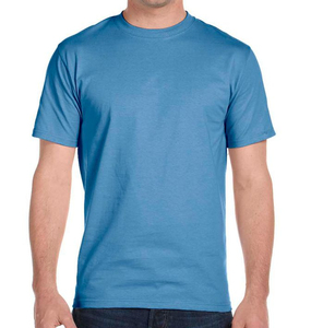 T-shirt à manches courtes pour homme, coupe classique, col rond, avec motif, 100% coton jersey respirant, style streetwear, 220g, vêtements décontractés - Product Image 4