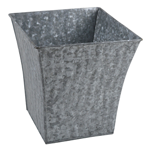 Macetas vintage y maceteros decorativos para jardín con acabado galvanizado, diseñados para decoración con flores y plantas. - Product Image 2