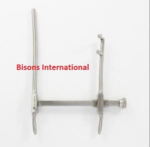 BISONS - Retractor Quirúrgico Veterinario Hauptman Blade de 15 mm, Acero Inoxidable, Autoclavable, Certificado CE, Garantía de 2 Años - Product Image 2
