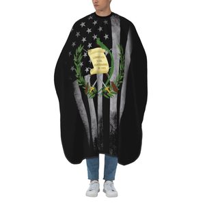 Vente en gros de capes de barbier personnalisées avec logo, imperméables, en polyester et nylon, pour salon de coiffure, coupe et coiffage, taille réglable - Product Image 1