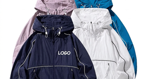 Custom Men's Lightweight <b>Waterproof</b> Hooded Jacket Spring Casual Zipper Windbreaker <b>Sunscreen</b> Coat Wholesale OEM ODM - Product Image 5