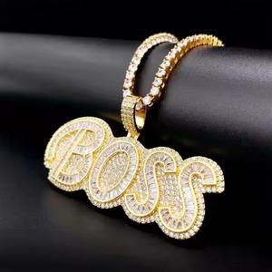 Colgante de Hip Hop Personalizado con Cara de León Redonda y Moissanita VVS, Amuleto de Moda con Incrustaciones de Diamantes para Hombre - Product Image 1