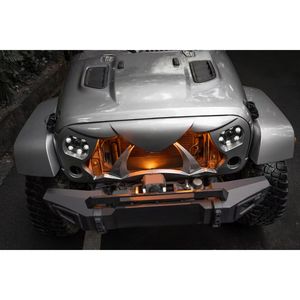 Griglia Anteriore Nera Opaca per Halloween per Jeep Wrangler Rubicon Sahara Sport JK/JKU 2007-2018 - Product Image 4