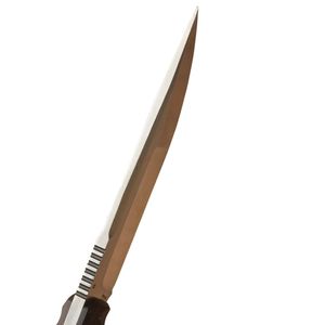 Couteaux à lame fixe durables pour l'extérieur, dotés d'une lame à profil pointe tombante et d'un manche texturé, pour la randonnée, le camping et l'usage quotidien - Product Image 4