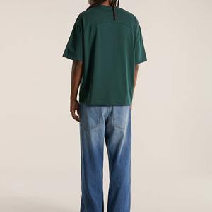 Camiseta de algodón 100% de gran gramaje con estampado personalizado, estilo streetwear, corte holgado, unisex, de secado rápido para hombre - Product Image 5