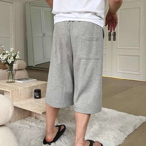 Wholesale 100% Cotton Men's Long Shorts Breathable Performance Sports Shorts for Gym Running Fitness Everyday Wear - Product Image 4