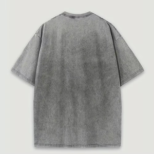 Camiseta Extra Grande para Hombre Take The Risk, Manga Corta, Cuello Redondo, Informal, 100% Algodón Jersey, Lavado, con Estampado de Letras en la Parte Delantera - Product Image 3