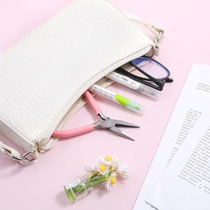 Professional Stainless Steel Jewelry <b>Pliers</b> <b>Set</b> 2 Pcs Flat Nose Chain Nose <b>Pliers</b> for Jewelry Making Wire Crafting Repair DIY - Product Image 3