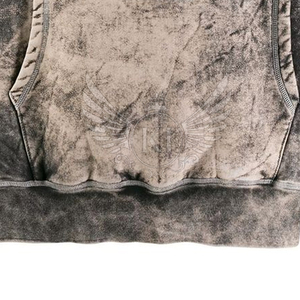 รับผลิตเสื้อฮู้ดดี้แบบ Acid Wash ผ้าฝ้ายพรีเมียม เฟรนช์เทอร์รี่ แบบสวมหัว รับทำแบรนด์ OEM ขายส่ง ผู้ผลิตส่งออก - Product Image 3