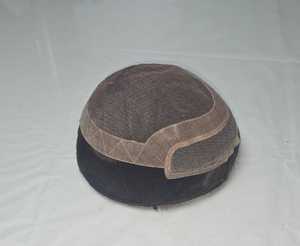 Los Angeles Human Hair <b>Toupee</b> Wig for Men with Indian Remy and Non-Remy Hair Patches - Product Image 2