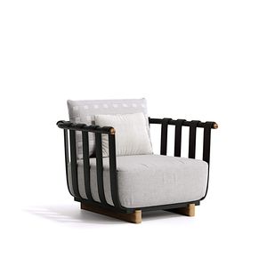 Silla Moderna de Madera Maciza de Alta Calidad y Confortable para Exteriores, Juego de Comedor Duradero para Interiores/Exteriores, para Sala de Estar, Hoteles, Villas - Product Image 4