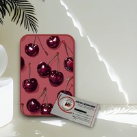 Tuiles magnétiques réutilisables en acrylique cerise foncée à marque privée, formes diamant, cercle, carré pour extensions de cils, outil de beauté