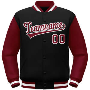Veste universitaire unisexe de haute qualité pour les fabricants, grande taille, vierge, personnalisable, style baseball - Product Image 1