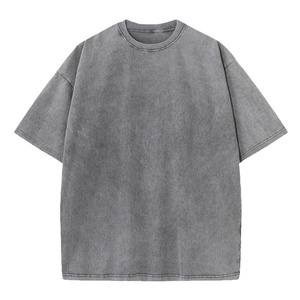 Camiseta de Alta Calidad con Lavado Ácido, Tendencia 2026, Camiseta de Algodón Jersey Estampada - Product Image 1