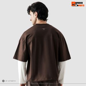 T-shirt Homme Rétro Oversize Gris Imprimé Graphique Streetwear Décontracté Coupe Ample Manches Courtes Pour Hommes – Vente en Gros - Product Image 2