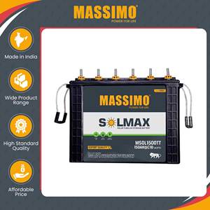Ready Stock Available Best Quality High Performance MASSIMO 150Ah 12V <b>Tall</b> Tubular Lead Acid Battery at Direct Factory Rates - Product Image 2