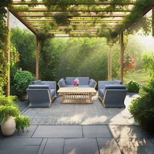 Premium Modern Eco-Friendly Waterproof Wooden <b>Sofa</b> Set Upholstered Cushions 1 Year Warranty Video Tutorial for Living Room - Product Image 5