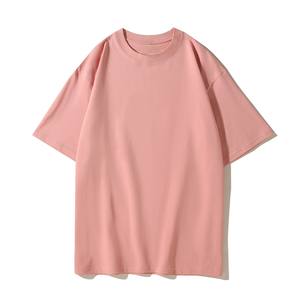 T-shirts en coton de haute qualité 240 g/m², style vintage oversize à épaules tombantes, streetwear, avec logo personnalisé, pour hommes, vente en gros, tissu jersey vierge - Product Image 3