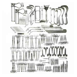 Ensemble d'instruments chirurgicaux pour laparotomie manuelle de 197 pièces, en acier inoxydable, certifié CCC, OEM, étiquette privée, qualité durable, classe II 1 - Product Image 2