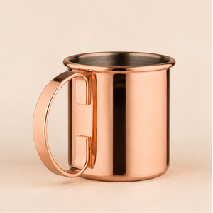 Hot Selling Handmade Pure Copper Moscow Mule Mug with Ergonomic Handle Polished Finish Metal <b>Drinkware</b> for Cocktails - Product Image 1