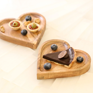 Wholesale Wooden Heart <b>Plate</b> Handcrafted from Premium Quality Wood for Valentine Table Decor Made in Vietnam - Product Image 3