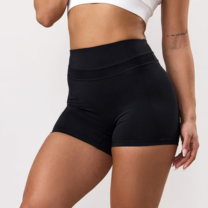 Shorts de Yoga de Compresión Transpirables para Mujer, Poliéster y Spandex, Doble Capa, Elásticos, de Secado Rápido, Ecológicos e Impermeables - Product Image 1
