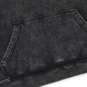 Sweat-shirt à capuche pour homme, avec poche, pour le sport et les activités de plein air, style streetwear décontracté, hiver, 100% coton molletonné - Product Image 5