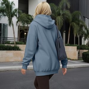 Sudadera con Capucha de Doble Estilo y Manga Larga para Mujer, de Alta Calidad, Tendencia en Moda, Venta al Por Mayor - Product Image 4