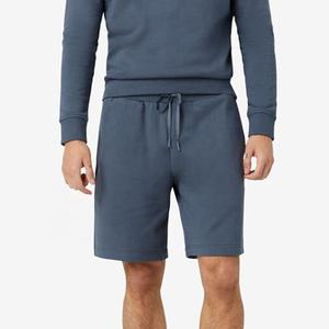 Pantalones cortos deportivos de algodón para hombre, con logotipo personalizado, para entrenamiento, con bolsillo trasero, venta al por mayor - Product Image 6