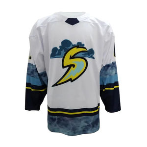 Maillots de hockey sur glace réversibles à séchage rapide pour hommes, respirants, pour entraînement d'équipe, meilleur prix, sublimation - Product Image 3