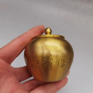 Frascos de Jengibre Minimalistas de Metal Estándar, Bañados en Oro, Brillantes y Pulidos, Contenedores Decorativos y de Almacenamiento de Alimentos de Diseño Único - Product Image 3