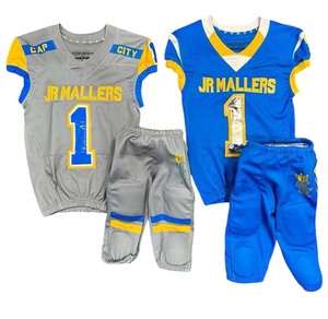 Maillot de football américain en twill brodé pour hommes, uniforme de football américain en gros, OEM Sports - Product Image 1