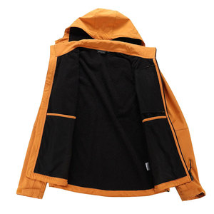Chaqueta Impermeable de Invierno para Hombre, con Capucha, Estilo Soft Shell, con Logotipo Frontal, Estilo Workwear, Tiras Reflectantes - OEM Económico - Product Image 2